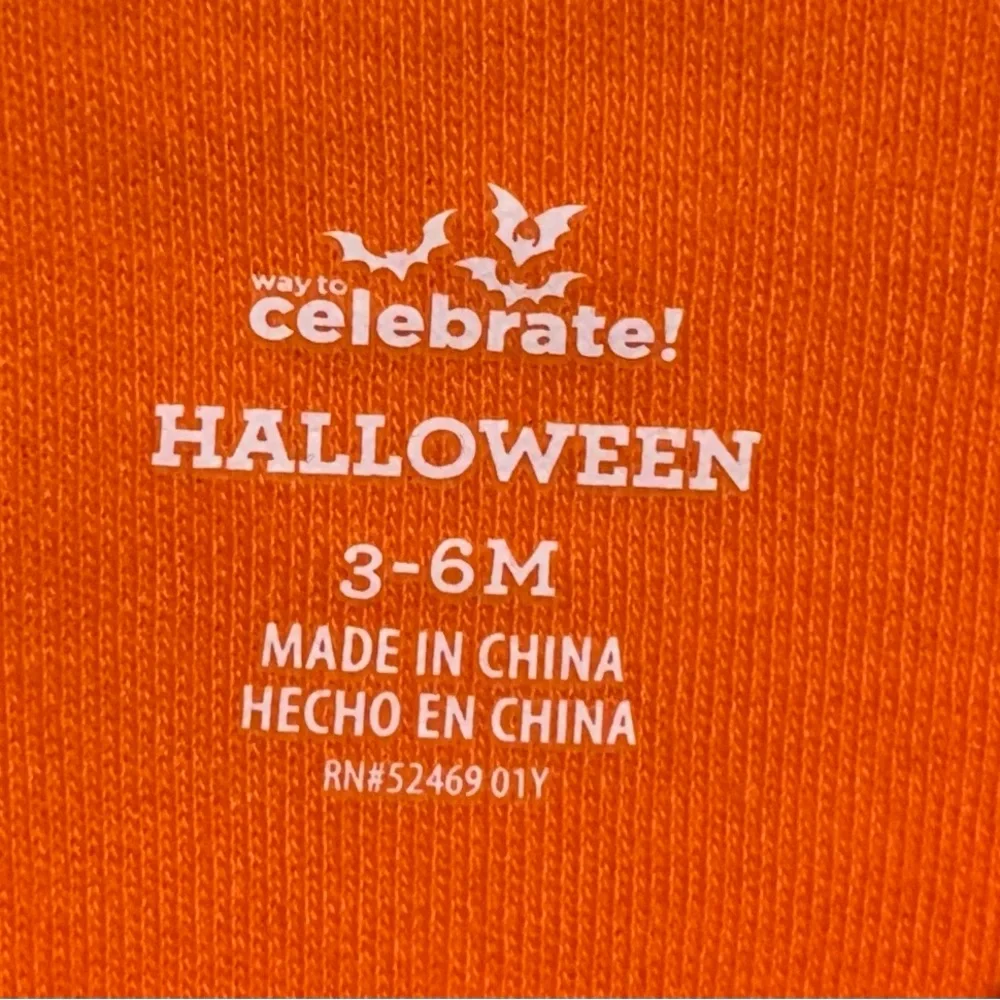NWT Halloween Pumpkin Onesie and Headband